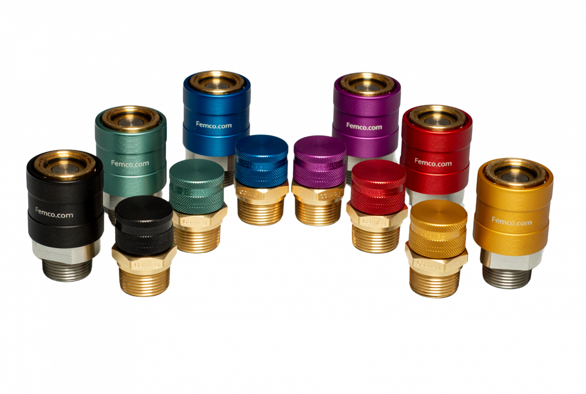 Femco Launches Color Coded Fluid Drain/Fill System for Heavy Equipment