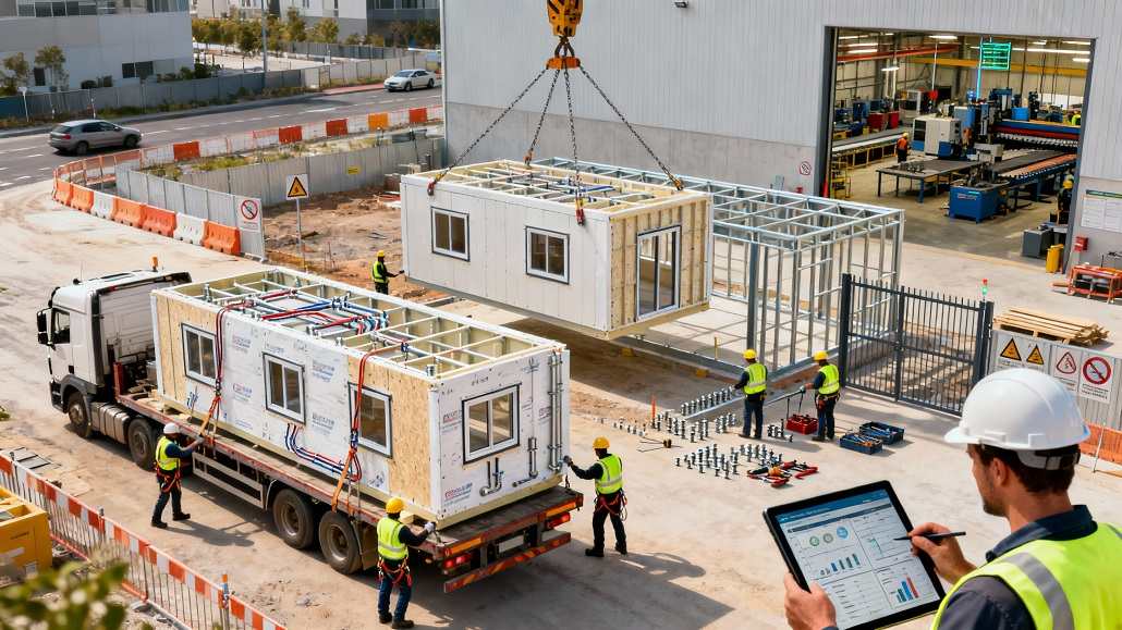 Prefabrication Techniques Reducing On Site Construction Risk